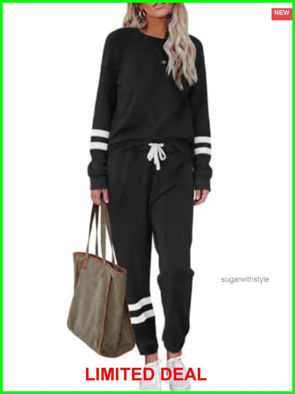Women's 2 Piece Lounge Set Sweatsuit Jogger Sweat Suits Loungewear Set